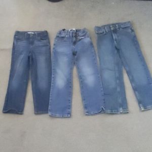 3 pair boys jeans size 6
